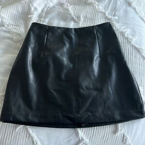 Abercrombie Leather Mini Skirt